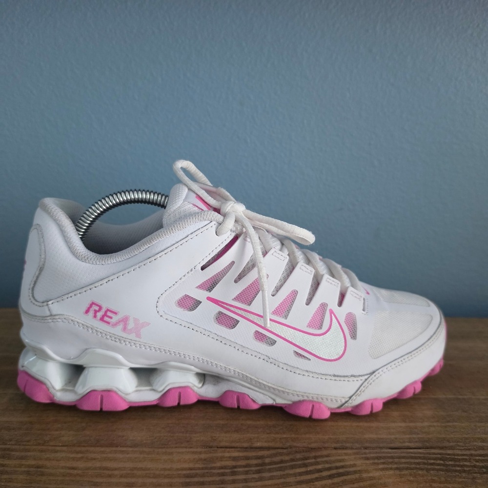 Nike Womens Reax Training Shoes White Pink Running Sneakers Size 9.5 US - Picture 7 of 10